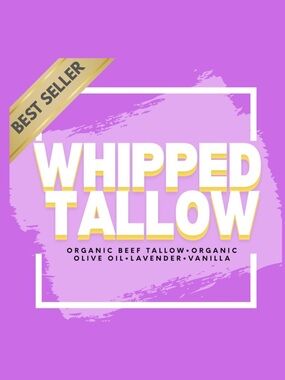 LAVENDER 2oz. Homemade Whipped Tallow